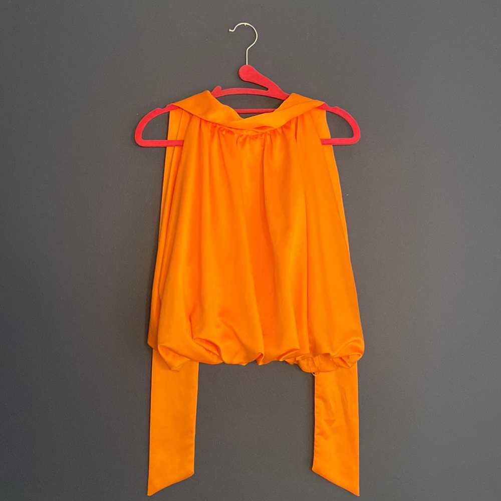 Zara Orange Top with Straps
